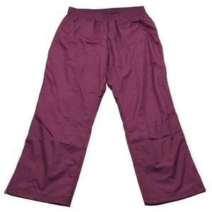 Augusta Sportswear Ladies Avail Track Pants 3506 Zip Cuff Burgandy Womens 2XL‎
